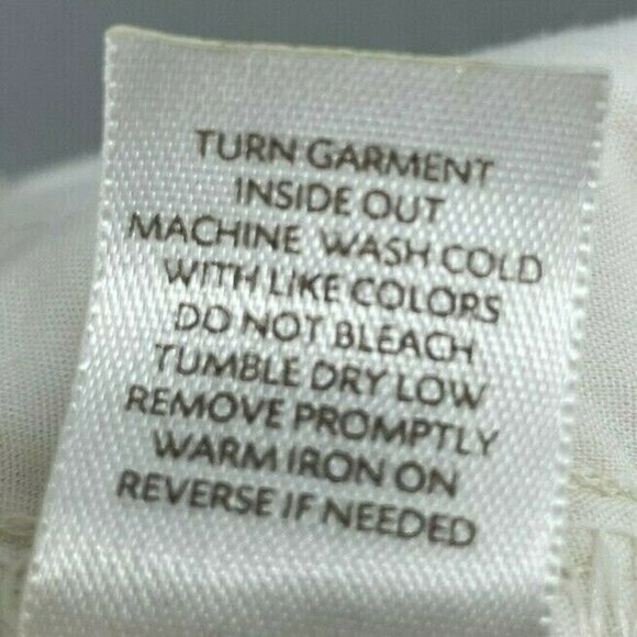 J. Jill Tried & True Corduroy At Waist Pants Womens 18 Straight Stretch Cream - Picture 10 of 12